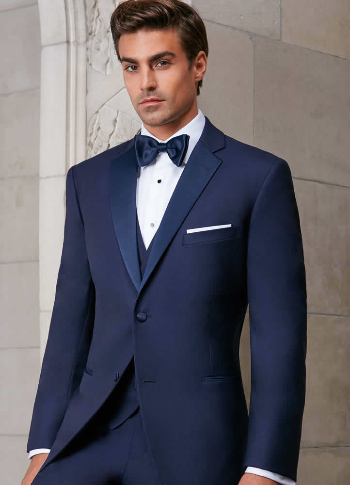 Ike Behar Evening Navy Sebastian Tuxedo