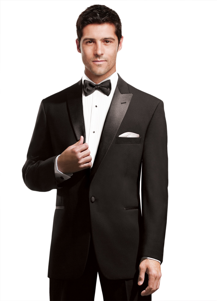 Any Tux 45 Bucks Peak Lapel Tuxedo